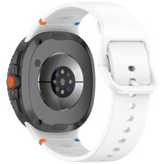  Galaxy Watch 8 46/44/40 mm Klockarmband Silkon Vit
