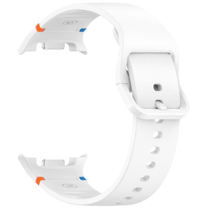 Bild 3,  Galaxy Watch 8 46/44/40 mm Klockarmband Silkon Vit