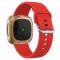  Fitbit Versa 4/Sense 2 Klockarmband Silikon Röd
