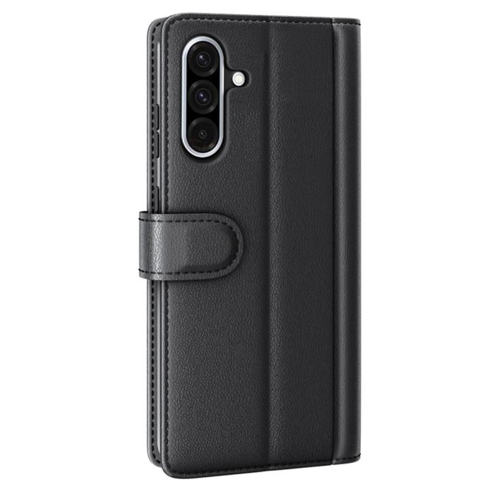 Bild 6,  Samsung Galaxy A36 5G/A56 5G Fodral Premium Äkta Läder Svart