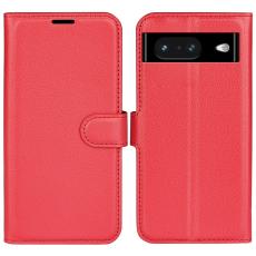  Google Pixel 8 Fodral Litchi Textur R&ouml;d