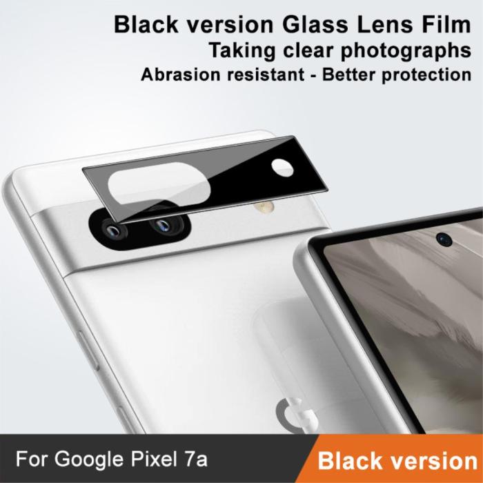 Bild 2, IMAK IMAK Google Pixel 7A Linsskydd Härdat Glas Svart
