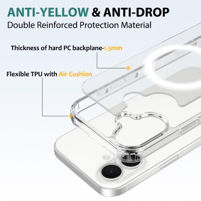 Bild 6,  iPhone 18 Skal MagSafe TPU Transparent