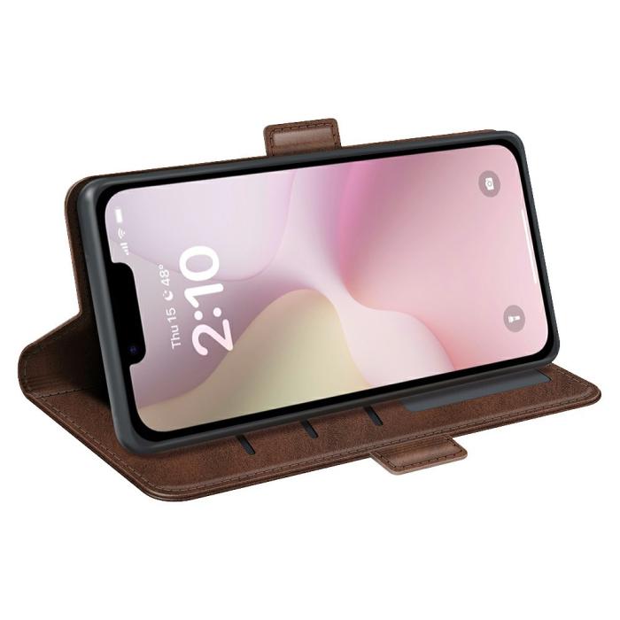 Bild 3,  iPhone 17e / 16e Fodral Läder Brun