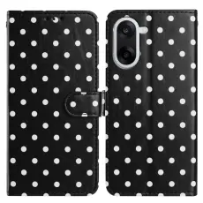  OnePlus Nord CE5 Fodral Polka Dot Svart / Vit