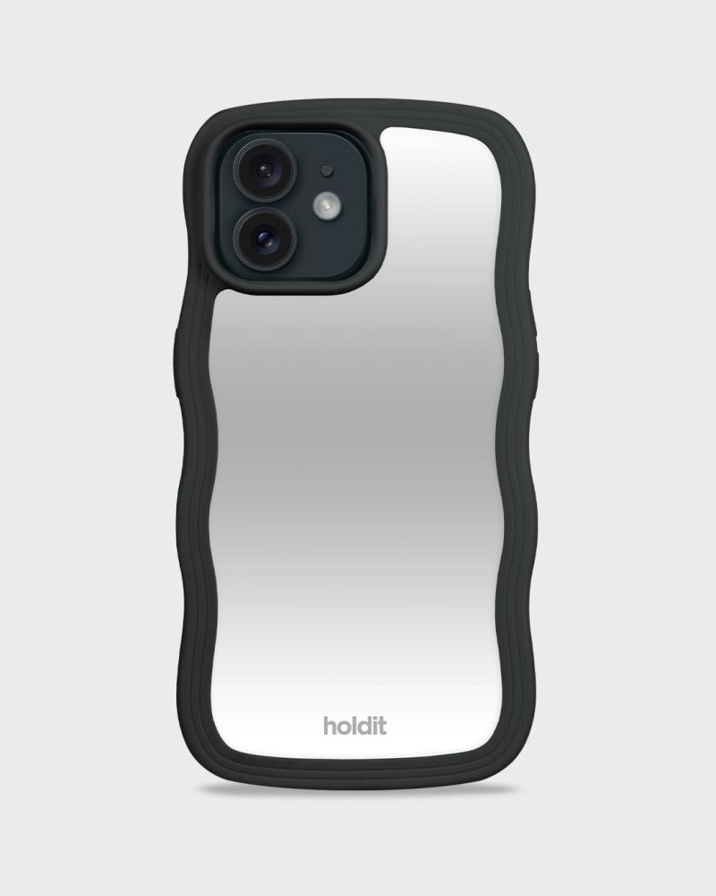holdit holdit iPhone 12/12 Pro Skal Wavy Black Mirror