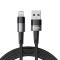 Tech-Protect Tech-Protect 2 m 12W/2.4A Lightning Kabel UltraBoost Grå