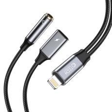 Tech-Protect Tech-Protect 2in1 Lightning Till 3.5 mm AUX/Lightning Hona Svart