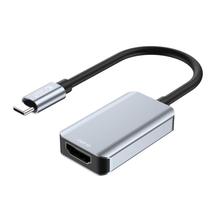 Bild 2, Tech-Protect Tech-Protect USB-C-HDMI 4K 60Hz Adapter UltraBoost Svart