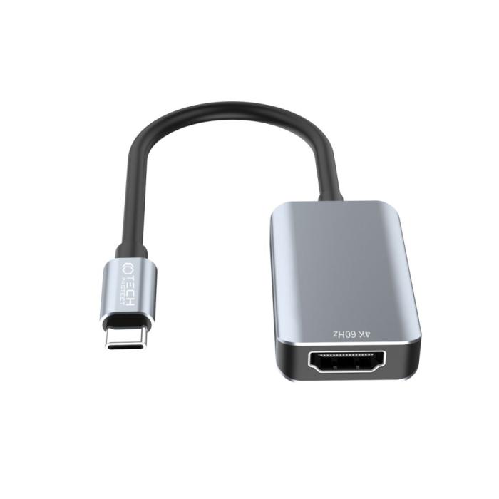 Bild 3, Tech-Protect Tech-Protect USB-C-HDMI 4K 60Hz Adapter UltraBoost Svart