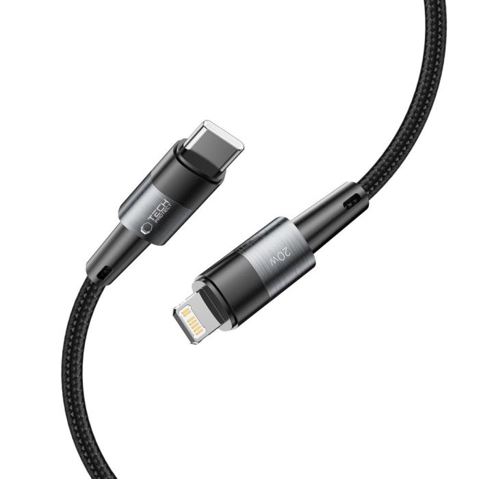 Bild 4, Tech-Protect Tech-Protect 2 m 20W/3A PD Lightning - USB-C Kabel UltraBoost Grå