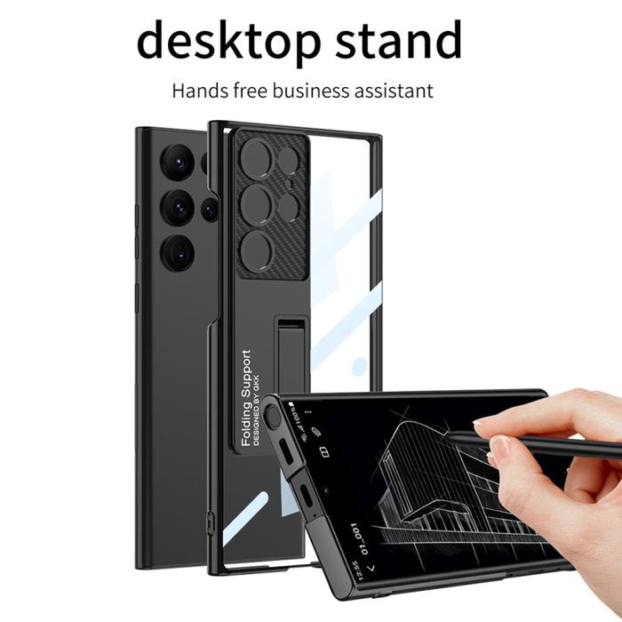 Bild 2, GKK GKK Galaxy S24 Ultra Skal Hybrid Kickstand Röd