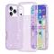  iPhone 17 Pro Max Skal Glitter Lila