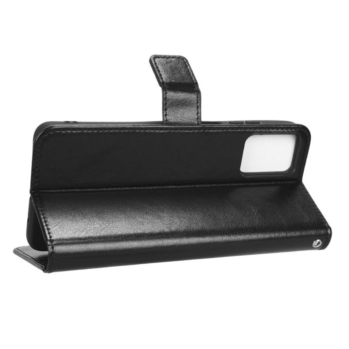 Bild 3,  Motorola Moto E22i Fodral Läder Svart