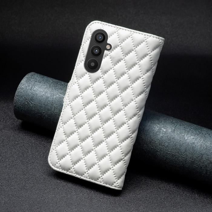 Bild 5,  Samsung Galaxy A25 5G Fodral Diamond Läder Vit