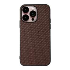  iPhone 14 Pro Max Skal Kolfiber Textur Brun