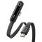 BASEUS Baseus 1m 100W USB-C - USB-C Elbow Kabel Svart