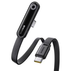 BASEUS Baseus 1m 100W USB-C - USB-C Elbow Kabel Svart