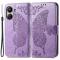  Xiaomi Redmi 13C 4G Fodral Big Butterfly Ljus Lila