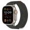  Apple Watch 38/40/41/42 mm Armband Justerbart Nylon Svart