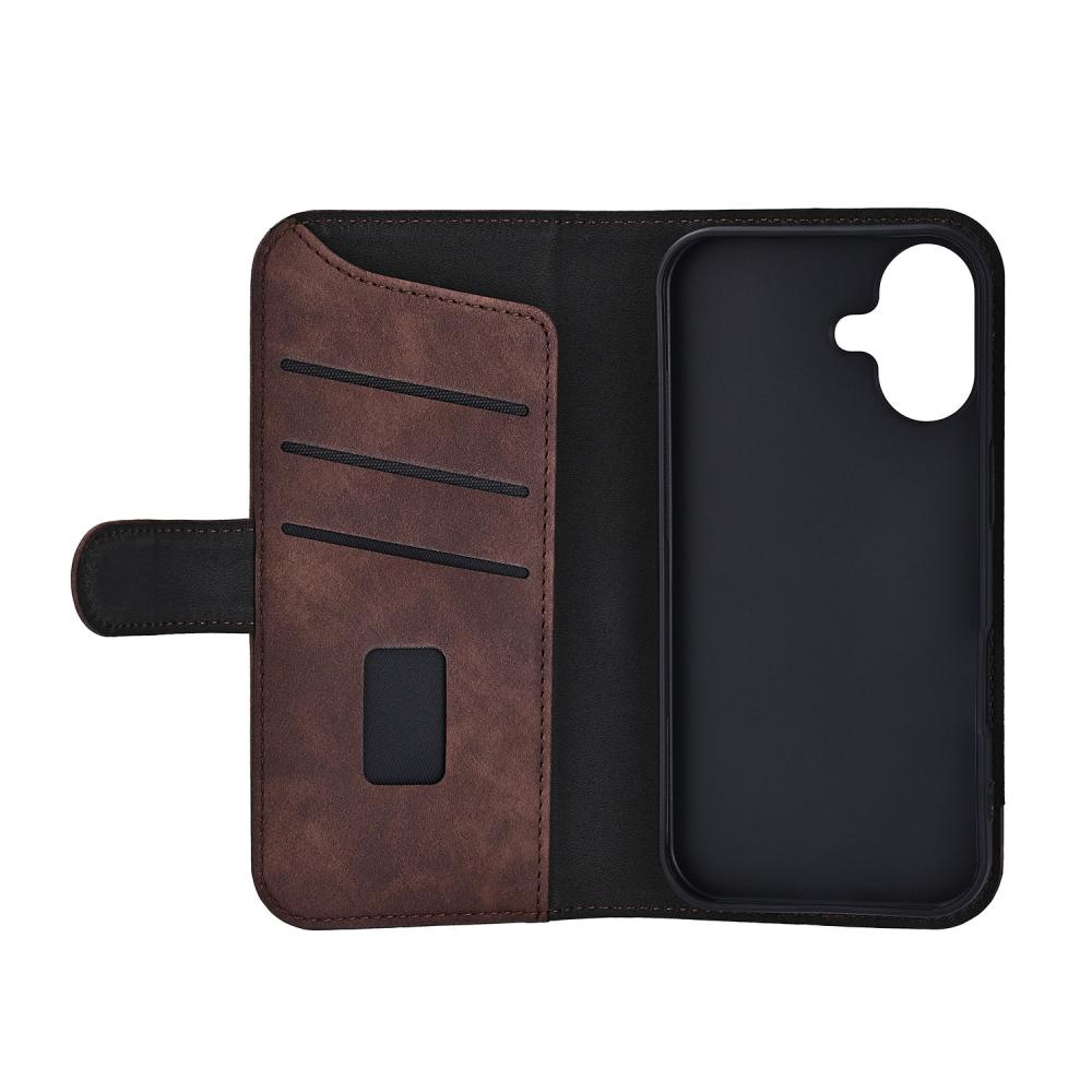 Gear Gear iPhone 17 Fodral MagSafe Läder Brun