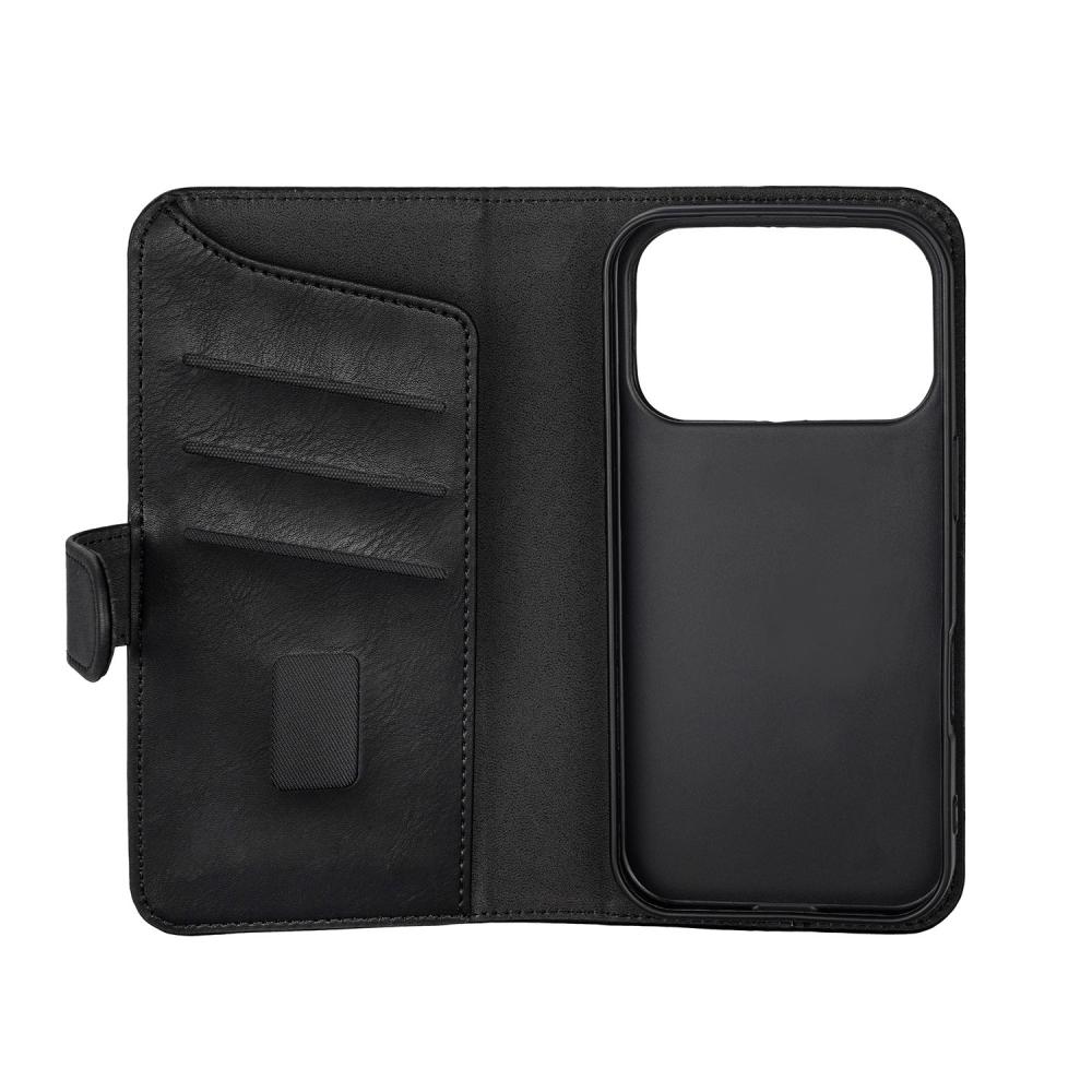 Gear Gear iPhone 17 Pro Fodral MagSafe Läder Svart