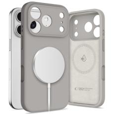 Tech-Protect Tech-Protect iPhone 17 Pro Max Skal MagSafe Silicone Stone Grey