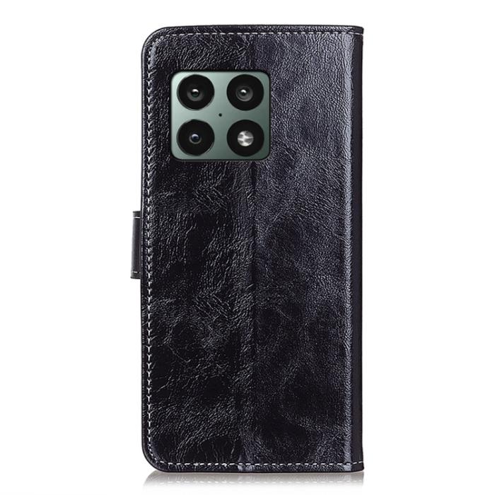 Bild 3,  OnePlus 10 Pro 5G Fodral Crazy Horse Retro Svart