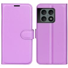 OnePlus 10 Pro 5G Fodral Litchi Textur Lila