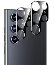  2-Pack Samsung S24 Ultra Linsskydd I H&auml;rdat Glas - Svart