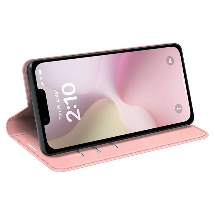Bild 3,  iPhone 17e / 16e Fodral Flip Skin Touch Rosa