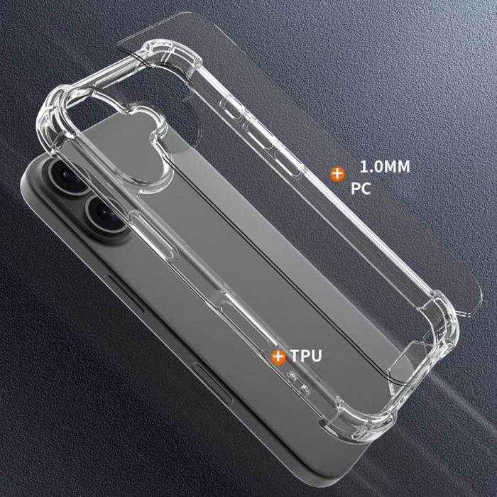 Bild 6,  iPhone 16 Plus Skal Shockproof Transparent