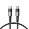 Tech-Protect Tech-Protect 0.25 m 60W/3A PD USB-C - USB-C Kabel UltraBoost Grå