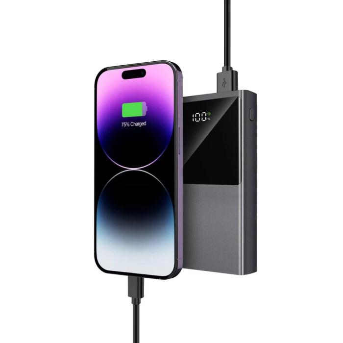 Bild 5, Tech-Protect Tech-Protect 20000mAh 22.5W Powerbank Grå