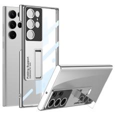 GKK GKK Galaxy S24 Ultra Skal Hybrid Kickstand Silver