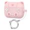  AirPods Pro 3 Skal Silikon Med Nyckelring Katt Ljus Rosa