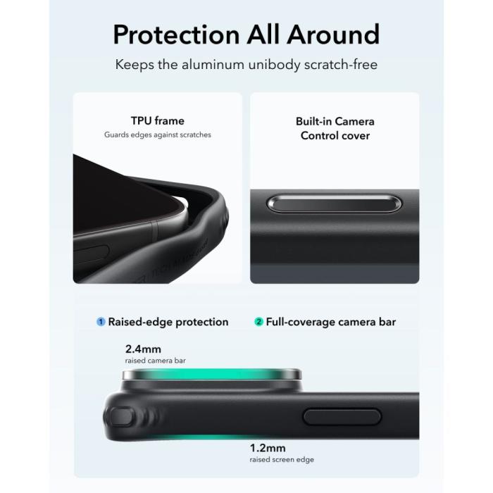 Bild 5, ESR ESR iPhone 18 Pro / 17 Pro Skal MagSafe Hybrid Kickstand