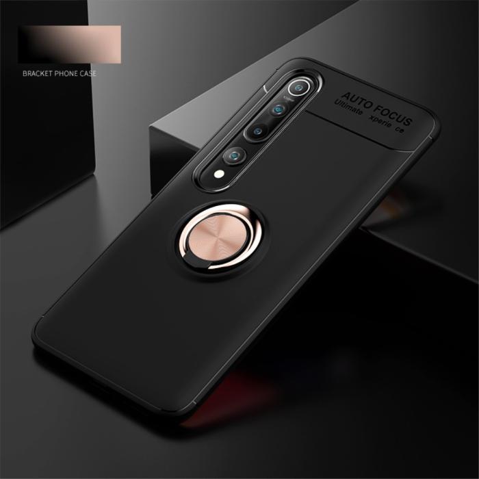 Bild 4,  Xiaomi Mi 10 / 10 Pro - Ring Skal - Svart/Rosé