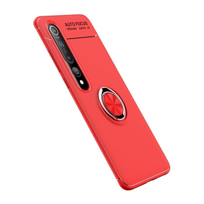 Bild 3,  Xiaomi Mi 10 / 10 Pro - Ring Skal - Röd