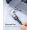ESSAGER ESSAGER 100W 5A USB-C/USB-C Magnetisk Adapter Silver