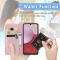  Samsung Galaxy A14 4G/5G Fodral Mandala Läder Roséguld