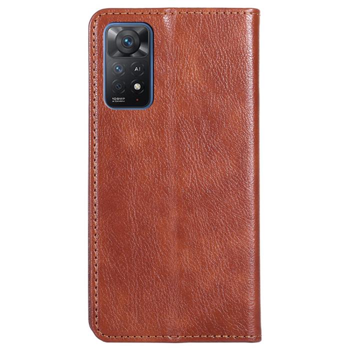 Bild 3,  Xiaomi Redmi Note 11 Pro 5G Fodral Vintage Flip Brun