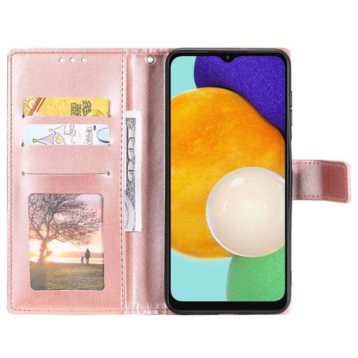 Bild 2,  Samsung Galaxy A54 5G Fodral Mandala Läder Roséguld