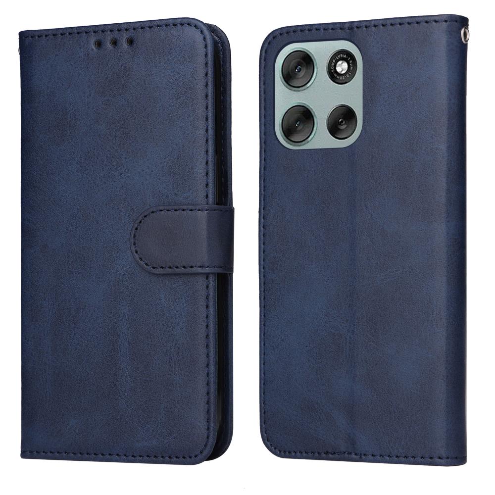  Motorola Moto G56 5G Fodral Läder Blå
