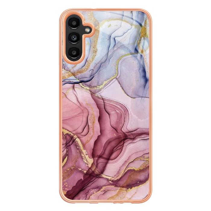 Bild 2,  Samsung Galaxy A34 5G Skal Marmor TPU Roséguld