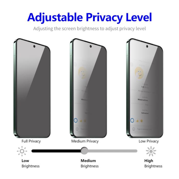 Bild 4, ENKAY ENKAY Galaxy A35 5G Skärmskydd Härdat Glas Privacy