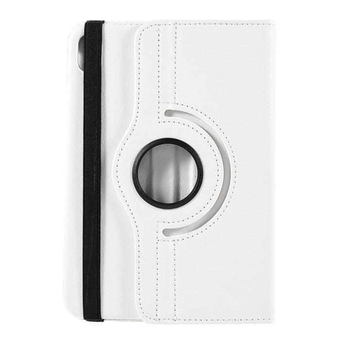 Bild 4,  iPad Mini 2024/2021 Fodral 360° Rotation Litchi Vit