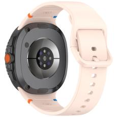  Galaxy Watch 8 46/44/40 mm Klockarmband Silkon Rosa