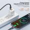 ESSAGER ESSAGER 2m 60W PD USB-C - USB-C Laddningskabel Svart