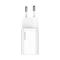 BASEUS Baseus Super Si 25W PD QC Väggladdare USB-C Vit